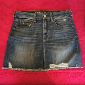 American Eagle Denim Mini Skirt